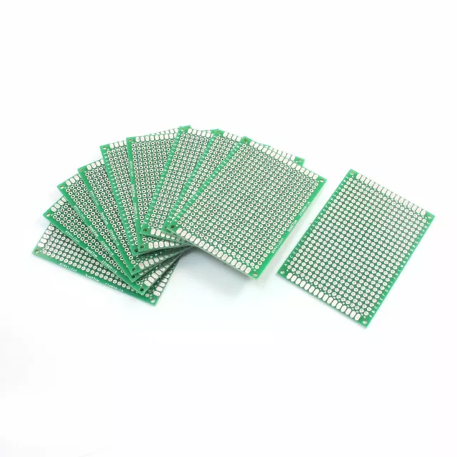 10Pcs Electronic Universal Double Sided Prototyping PCB Board 5cm x 7cm