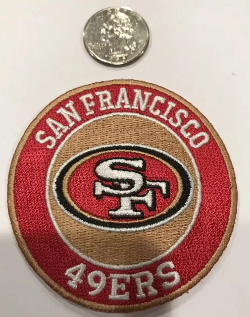 San Francisco 49ers NFL vintage CLASSIC embroidered iron on patch 3.5 X 2”  GradA