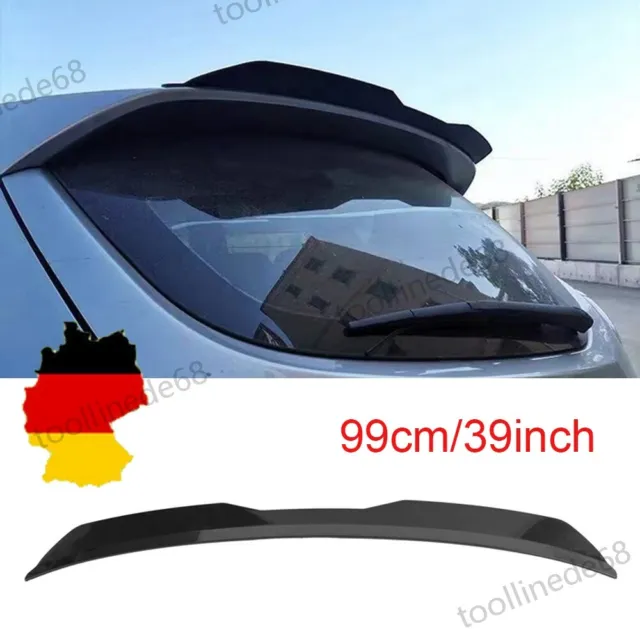 Heckspoiler Spoiler Dachspoiler Lippe Glanz Schwarz Für VW Golf GTI GTD R VI VII