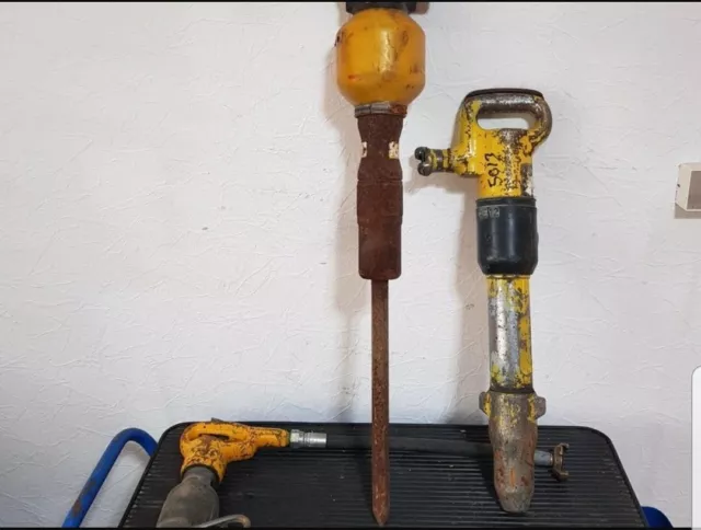 3 Stück Presslufthammer Abbruchhammer Atlas Copco etc.