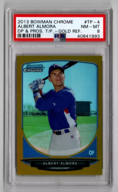 Albert Almora 2013 Bowman Draft Picks & Prospects Chrome /50 PSA 8 #TP-4 Chicago