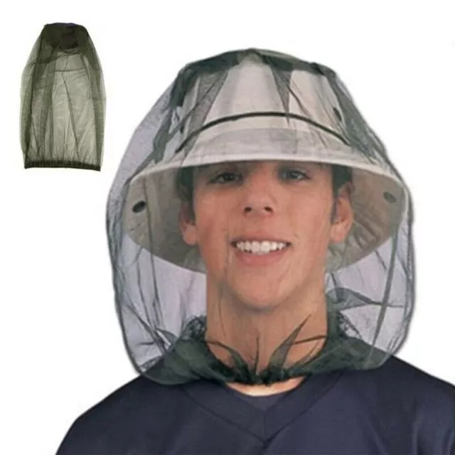 Repellent Protection Casual Mosquito Hat Head Net Face Protector Fishing Cap