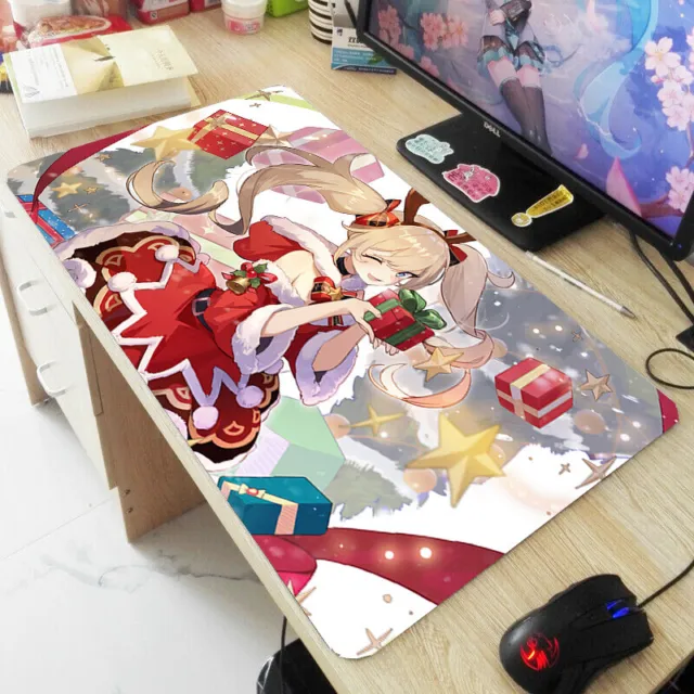 Genshin Impact Anime Desk Mouse Pad Mat Large Keyboard Mat Otaku 40X90cm R25
