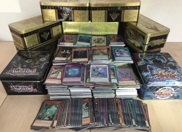 Yugioh 500 Cards Huge Joblot Bundle Bulk Collection Super Ultra Rare Holo Common