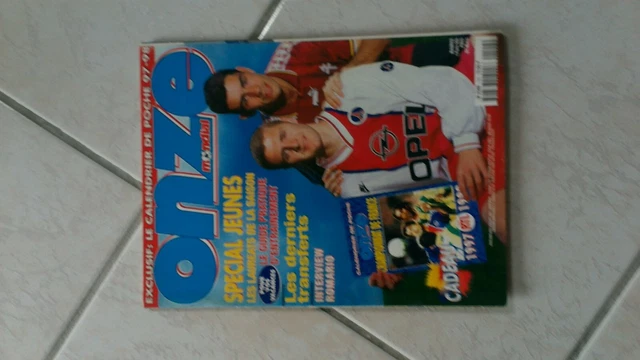 Magazine Onze Mondial Juin 2001 – Poster Eric Carrière FC Nantes