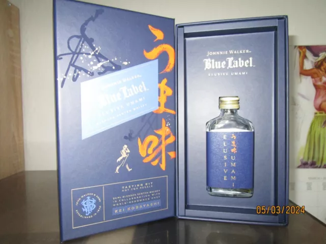 1 leeres Tasting Set, Johnnie Walker Blue Label