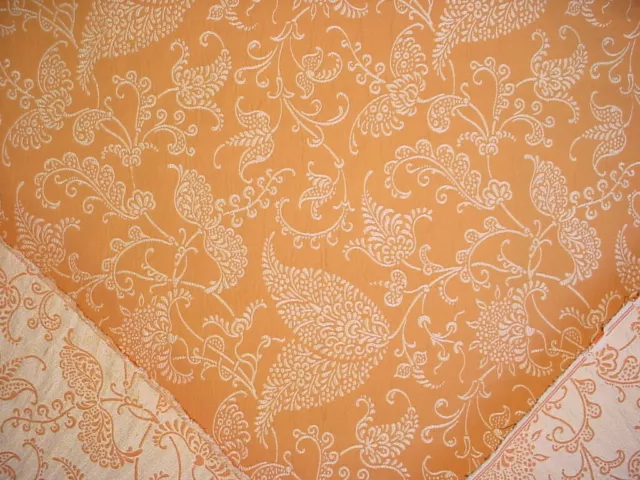 12-7/8Y Lee Jofa Kravet Gold Floral Scroll Damask Upholstery Fabric 3