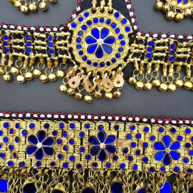 Ensemble de bijoux afghans traditionnels fabriqués à la main, bijoux... 2