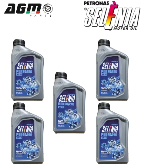 Aceite De Motor Selenia K Perform 5W30 5 Litros - Sintético, ACEA C3/C4, Para Motores Diesel, Hecho En Italia