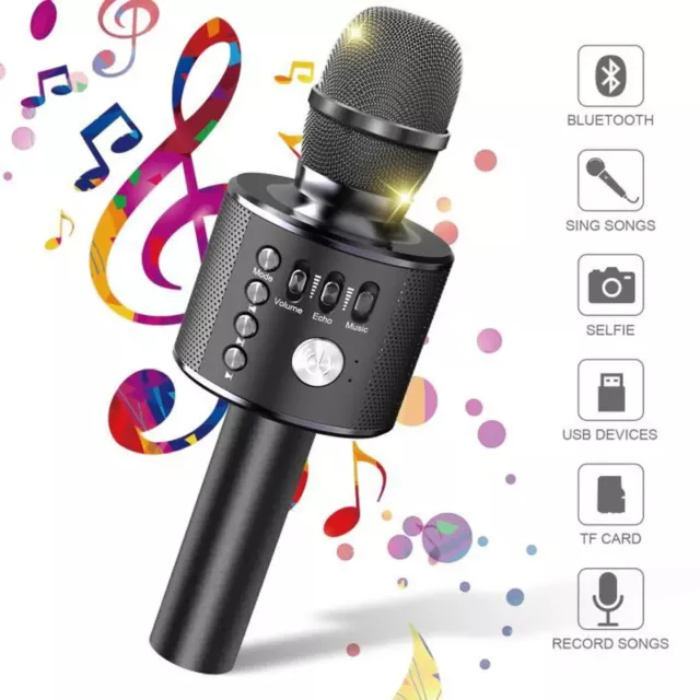 Karaoke Micro sans fil Bluetooth 4.1, Micros karaoké Professionnel