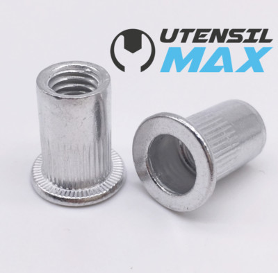 50PZ. A & M INSERTI FILETTATI IN ALLUMINIO DA M3 A M8 conf 