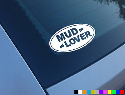Mud Lover Landrover Land Rover Car Stickers Funny Decals 4X4 Off Road Discovery