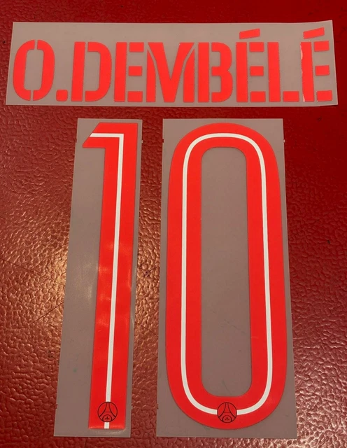 Flocage Officiel PSG Ousmane Dembélé - 4ème Maillot UCL 2024/2025 (adulte, Homme)