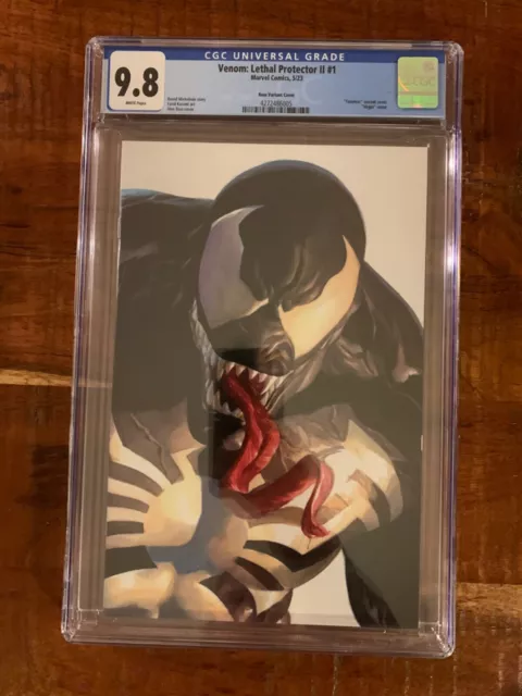 Venom: Lethal Protector II 1 Alex Ross zeitlose Variante CGC 9,8 NM+