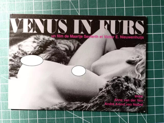 zo256 CP circa 1990 reproduction affiche Venus in Furs Maartje Seyterth