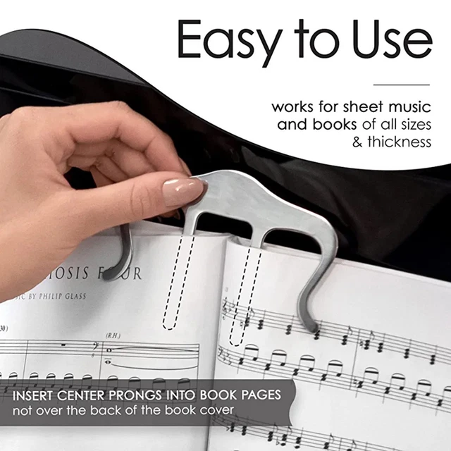 Metal Sheet Music Book Clip Metal Music Book Clip Page Holder Book Holder AU