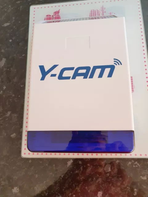 y-cam outdoor solar powered alarm siren