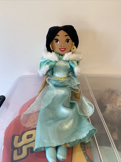 DISNEY STORE PRINCESS Jasmine Winter Plush Soft Toy Doll (19”) Aladdin ...