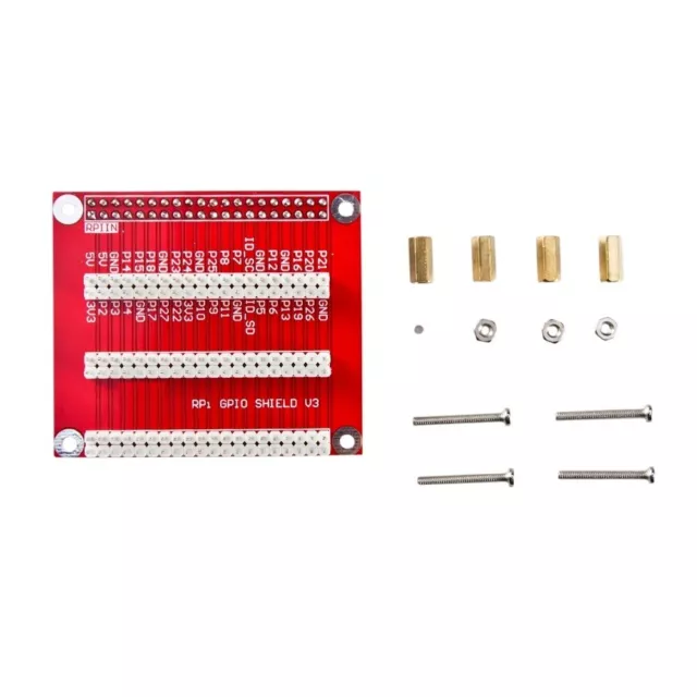 Raspberry Pi 1 to 3 x 40 pin GPIO Expansion Shield