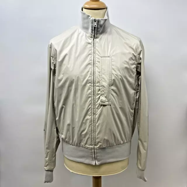 PRADA MEN S GORE TEX Cream Taped Seams Shell Jacket Medium Size 48