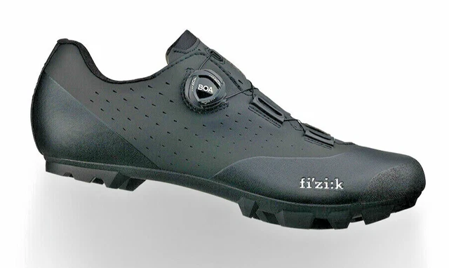 FIZIK VENTO X3 Overcurve MTB Schuhe SPD BOA Gr. 42 Schwarz black Gravel NEU