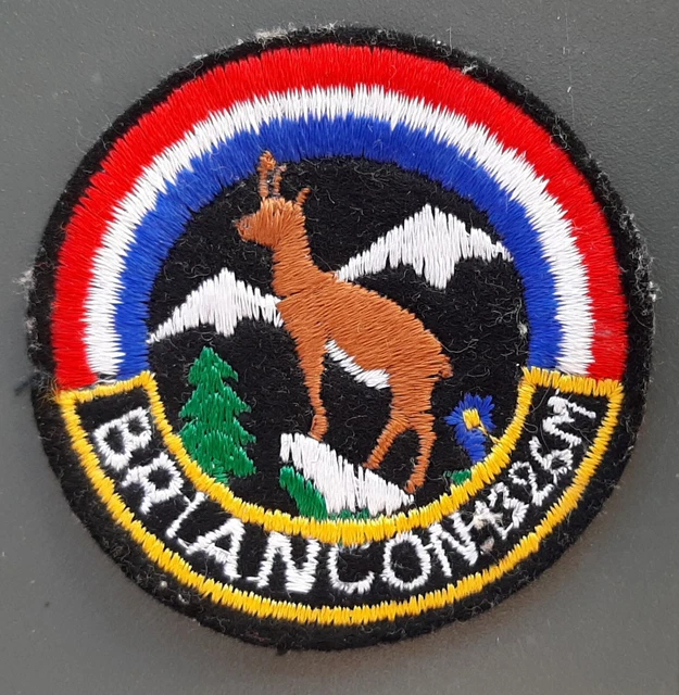 Patch Ski PRA-LOUP circa 1960/70 Montagne Insigne écusson