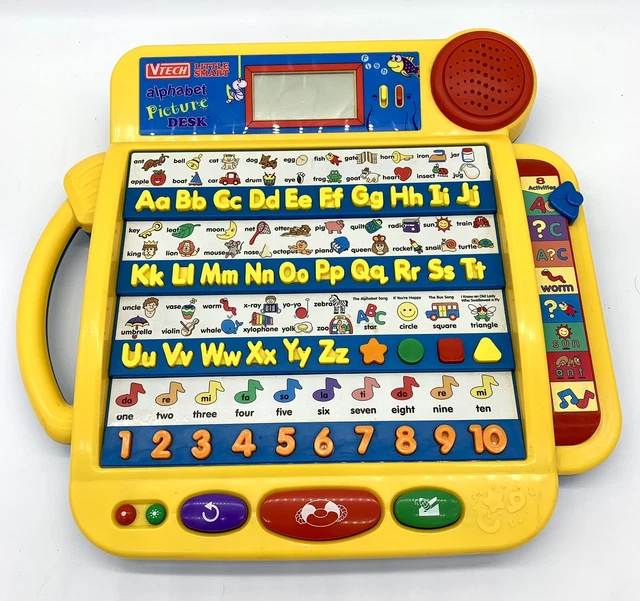 VINTAGE 1995 VTECH Little Smart Alphabet Picture Desk Electronic