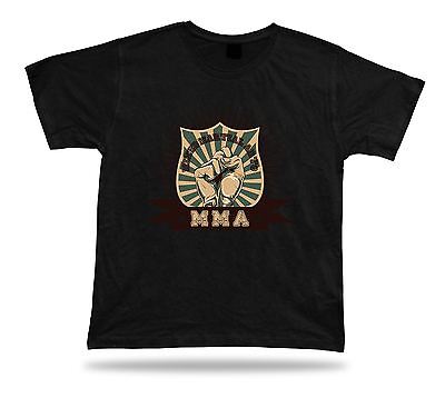Tshirt Tee Shirt Birthday Gift Idea Mixed Martial Arts MMA Symbol Emblam Fist