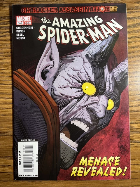 The Amazing Spider-Man 586 John Romita Jr Cover Marvel Comics 2009