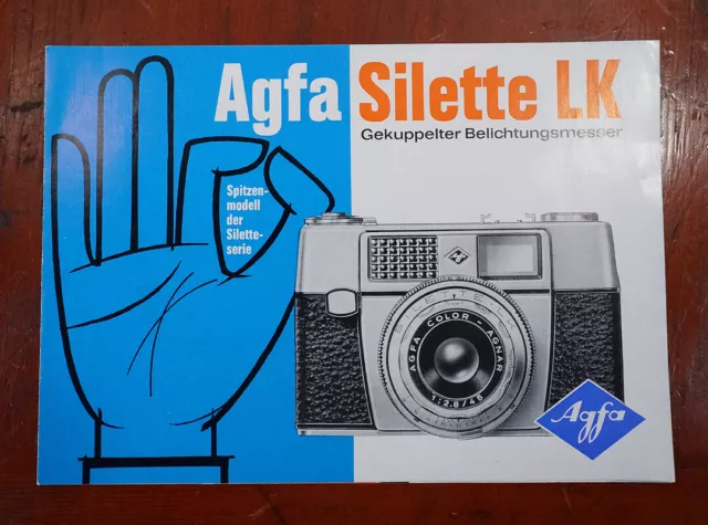 AGFA SILETTE LK SALES BROCHURE 62-6113/11171/CA 134, IN GERMAN/cks/221552