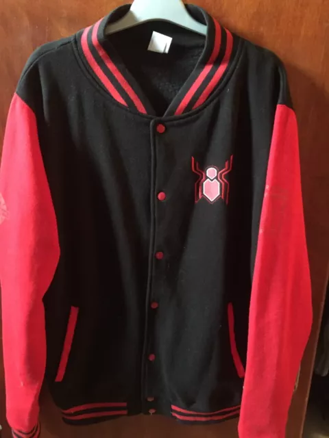 Blouson College Spiderman Far From Home Marvel Rare Crew 2018 Disney