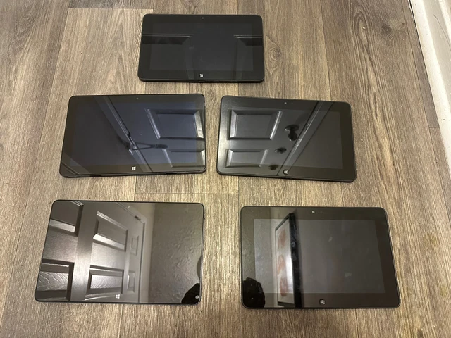 5 DELL tablets WITH GOOD SCREENS