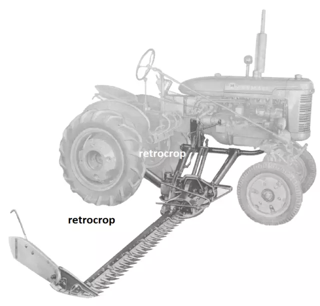 IH International Farmall Super Ai-23 Balanced Sickle Highway Mower Owners Manual