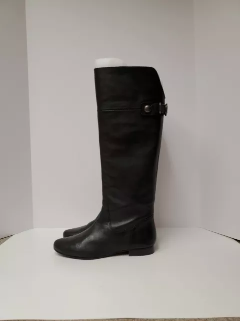 Coach Benita Women's  Knee High Black Riding Boots  Leather Size 10 M