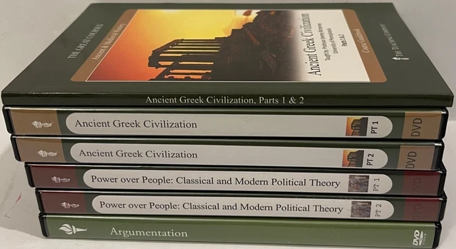 The Great Courses Assorted DVD - Lot of 5 Philosophy & History - Teaching - VG