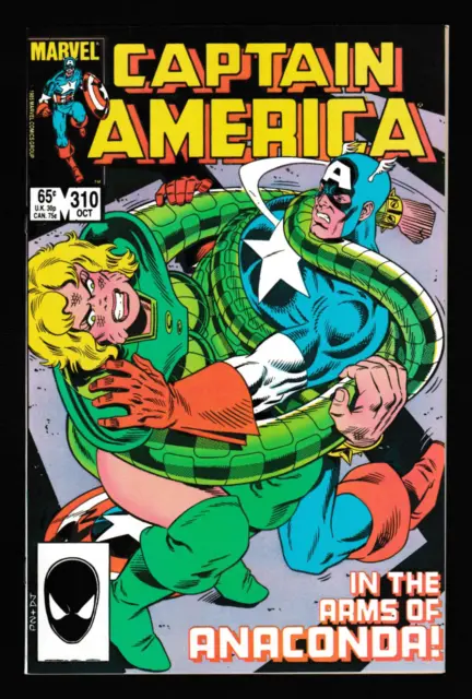 Captain America 310 (Lot of 2) 1st Serpent Society & Diamondback Marvel 1985