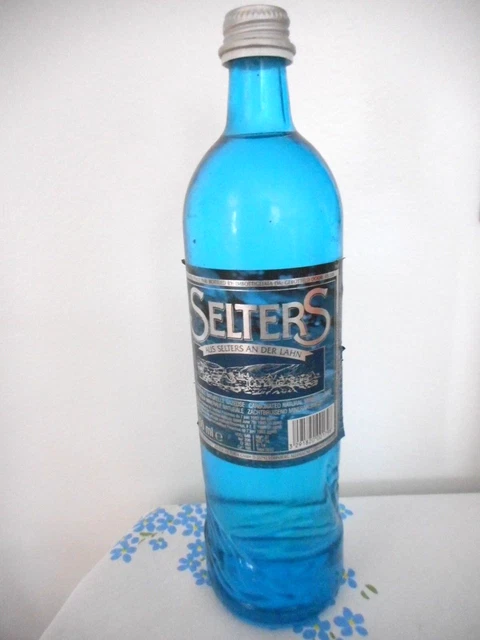 BOUTEILLE PLEINE &amp;SELTERS&amp; - bleue EUR 0,98 - PicClick FR