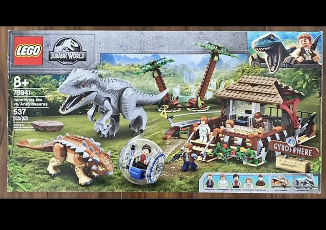 LEGO 75941 JURASSIC World Indominus Rex vs. Ankylosaurus 100% Complete ...