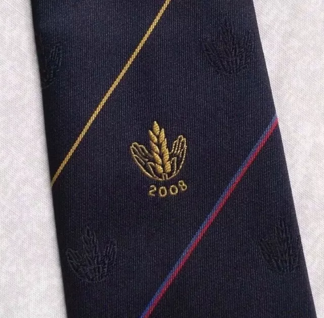 Tie Necktie Vintage Mens Crested Club Association Society 2008