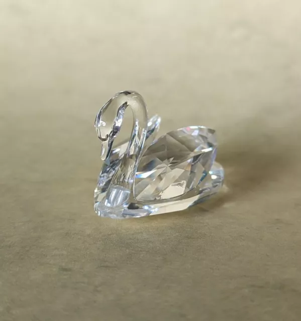 Original Swarovski Figur Schwan  Neuwertig aus Sammlung - ca.3,6 x 2,7 cm - Glas