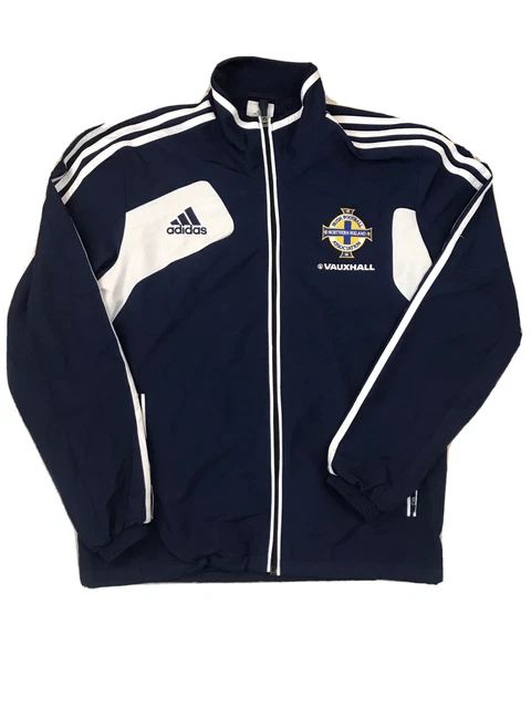 Adidas Northern Ireland Football Soccer Vauxhall Jacket Training Navy Medium