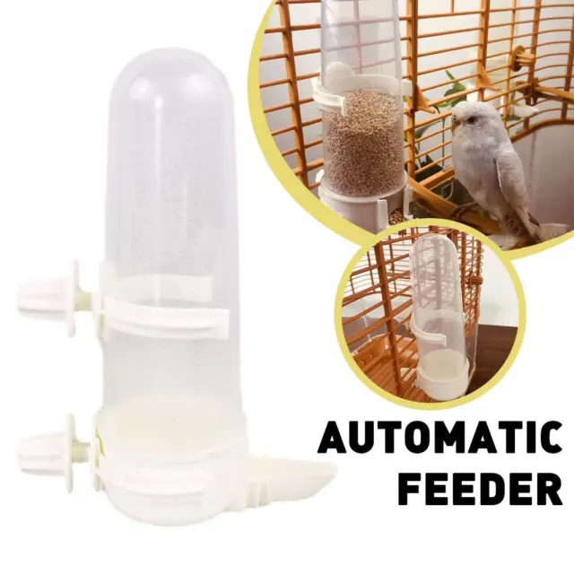 Pet Drinker Food Feeder Water Clip For Bird Parrot Cage✨ Cockatiel Budgie P6W5