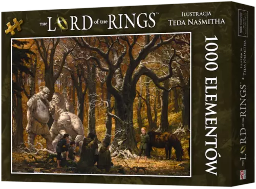 Puzzle 1000 elementów. Władca Pierścieni. Pieśń wśród Trollowych Wzgórz