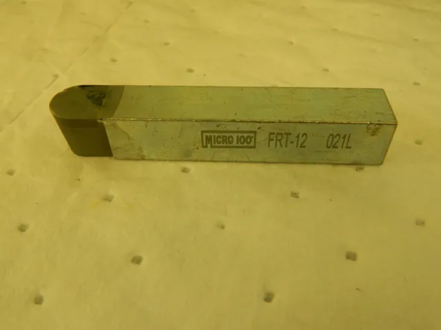 MICRO 100 Radius-Cutting Tool Bit Brazed Solid Carbide FRT-12