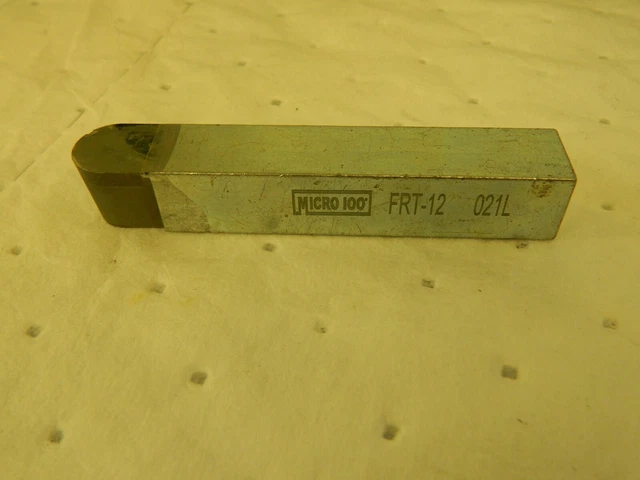 MICRO 100 Radius-Cutting Tool Bit Brazed Solid Carbide FRT-12