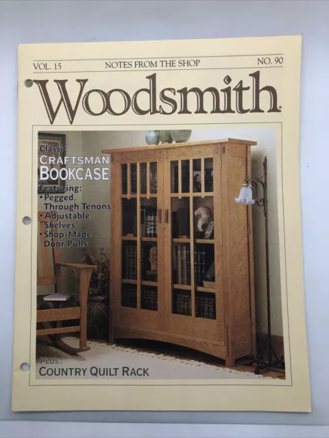 Woodsmith Magazine Vol 15 No 90 Reloom Workbench Edición 1993