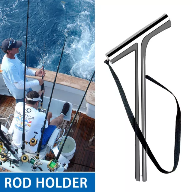 Stainless Steel Outrigger Rod Holder Boat Fishing Rod Rack Plug-In Rod Pod