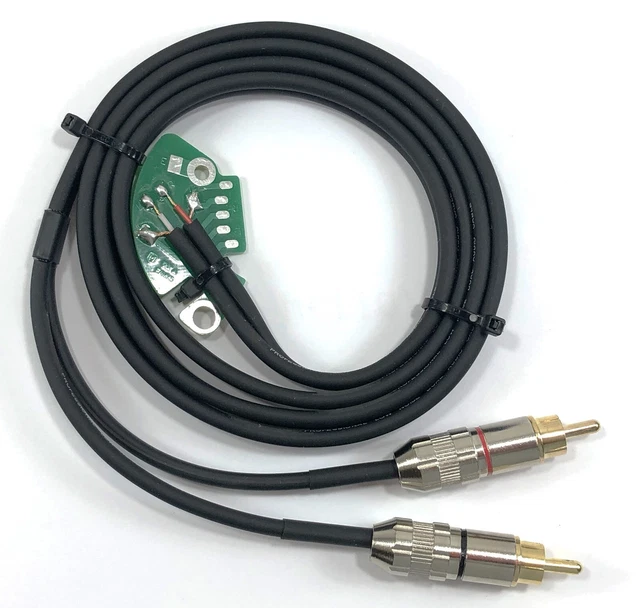CABLE REPLACEMENT RCA Phono Record Player Technics Sl 1200 1210 MK2 Soldered PCB £19.91