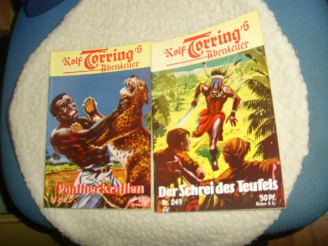 2 x Rolf Torring`s Abenteuer Nr. 240 + 241 Zust. 1