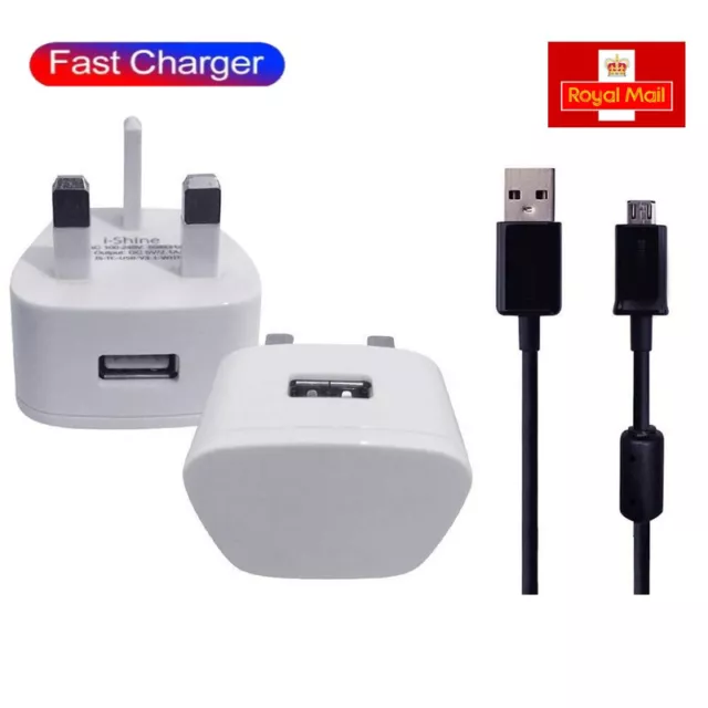 Power Adaptor & USB Wall Charger For Campark ACT74 Action Camera